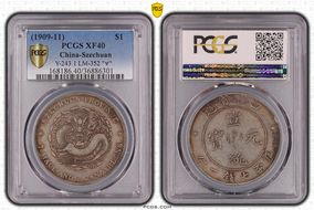 (1909-11) $1 LM-352A K-150 "∀" XF40