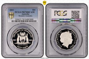 2001 50C Western Australia PR70DCAM