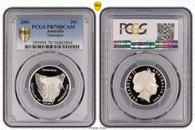 2001 20C Tasmania PR70DCAM