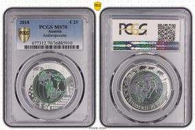 2018 € 25 Anthropocene MS70