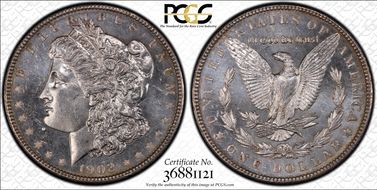 1902 $1 MS65PL