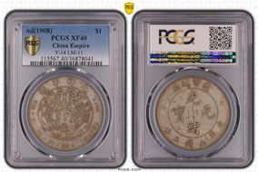 (1908) $1 Y-14 LM-11 XF40