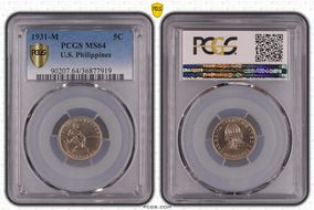 1931-M 5C MS64