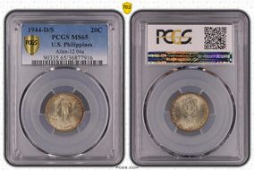 1944-D/S 20C Allen-12.04a MS65