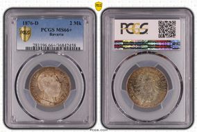 1876-D 2 Mk J-41 MS66+