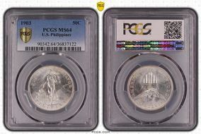 1903 50C KM-167  Ag MS64