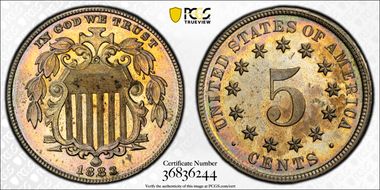 1883 5C Shield PR63