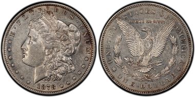 1878-S $1 VAM 27 Long Arrow Shaft XF45