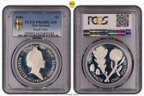 1981 $1 Royal Visit PR64DCAM