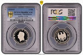 1934-F 2 Mk Schiller J-358 PR68DCAM
