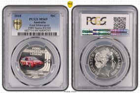 2018 50C Ford Motorsport Colorized 1989 Sierra RS500 MS69