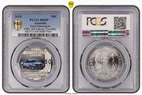 2018 50C Ford Motorsport Colorized 1981 XD Falcon 'Tru-Blu' MS69