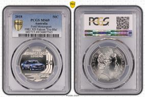 2018 50C Ford Motorsport Colorized 1981 XD Falcon 'Tru-Blu' MS69