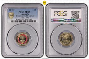 2018 $2 Commonwealth Games Gold Coast MS65