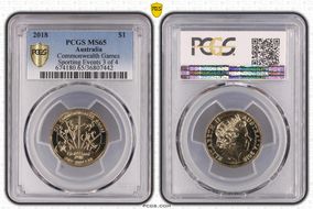 2018 $1 Commonwealth Games Sporting Events 3 of 4 MS65