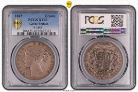 1847 Crown S-3882 Young Head XF40