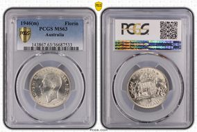 1946(m) Florin MS63