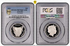 2001 20C Tasmania PR70DCAM