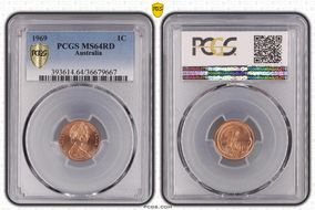 1969 1C MS64RD
