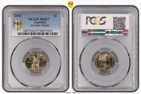 2018 $2 Invictus Games MS67