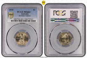 2018 $2 Invictus Games MS66+