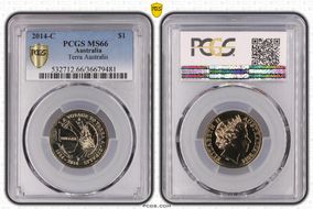 2014-C $1 Terra Australis MS66