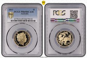 2011 $1 PR69DCAM