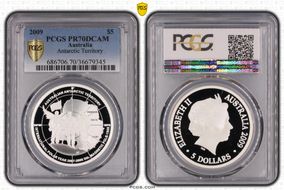 2009 $5 Antarctic Territory PR70DCAM