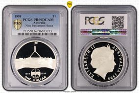 1998 $1 New Parliament House PR69DCAM
