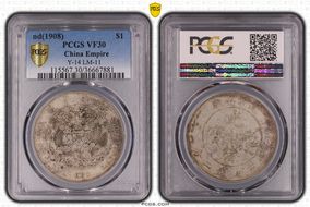 (1908) $1 Y-14 LM-11 VF30
