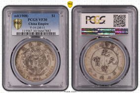 (1908) $1 Y-14 LM-11 VF30