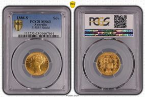 1886-S Sov S-3855B Shield MS63