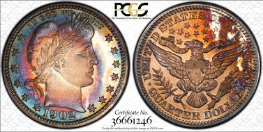 1902 25C PR67+