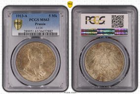 1913-A 5 Mk J-114 MS63