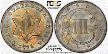 1851-O 3CS MS65