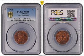 1968 2C w/o SD initials AU55BN