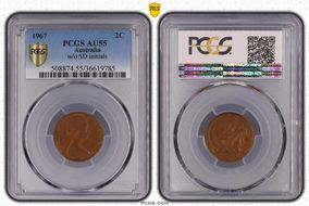 1967 2C w/o SD initials AU55BN