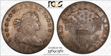 1798 $1 BB-101 AU55