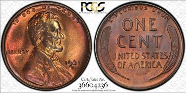 1931-D 1C MS64RB