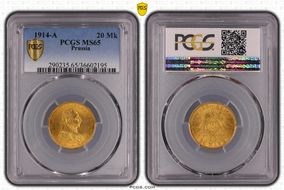 1914-A 20 Mk J-253 MS65