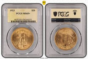 1923 $20 MS65+