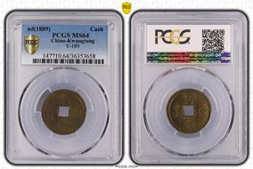 (1889) Cash CL-KT.C3.1 Y-189 MS64