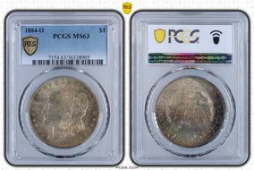 1884-O $1 MS63