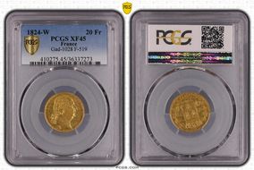 1824-W 20 Fr Gad-1028 F-519 XF45