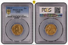 1909-C Sov S-3970 AU58