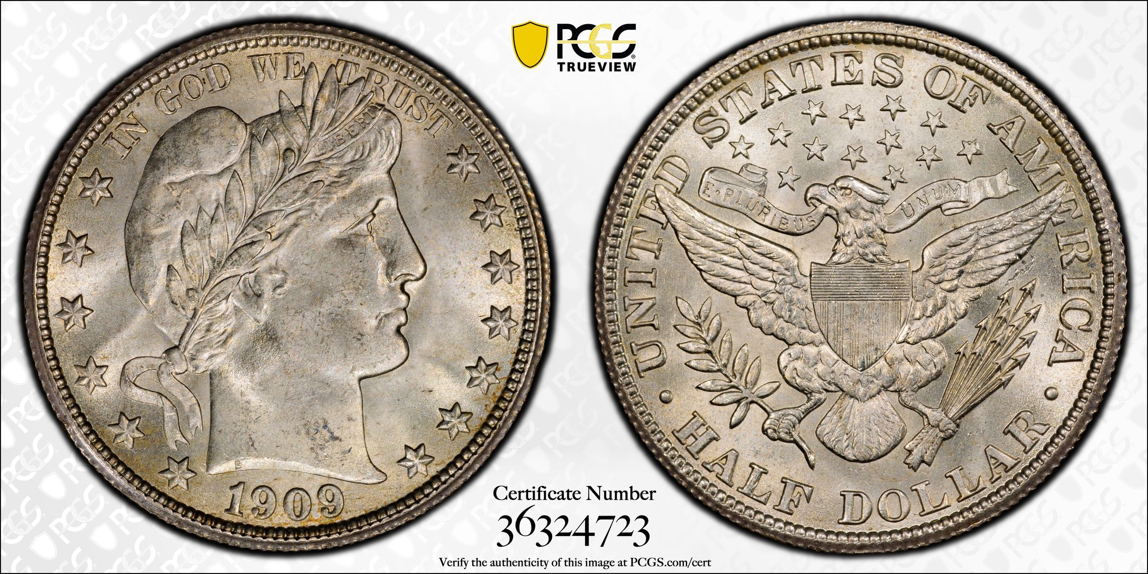 1909 P Half Dollar