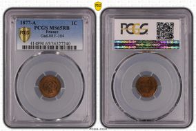 1877-A 1C Gad-88 F-104 MS65RB