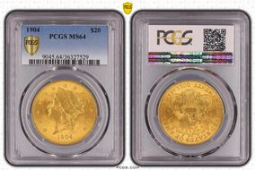 1904 $20 MS64