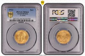 1912 Sov S-3996 MS64