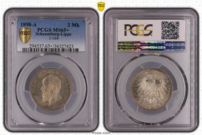 1898-A 2 Mk J-164 MS65+